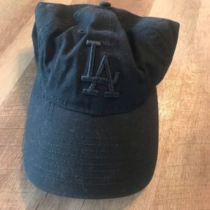Los Angeles Dodgers Black/Black Baseball Cap